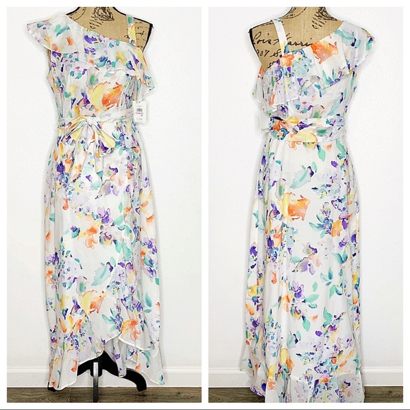 Calvin Klein Dresses & Skirts - Calvin Klein Floral Maxi High Lo Dress NEW